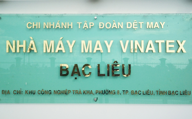 Nhà máy may Vinatex Bạc Liêu
